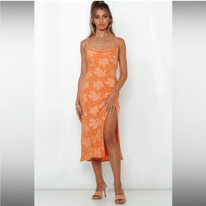 NWT Hello Molly Drinks on Me Midi Dress